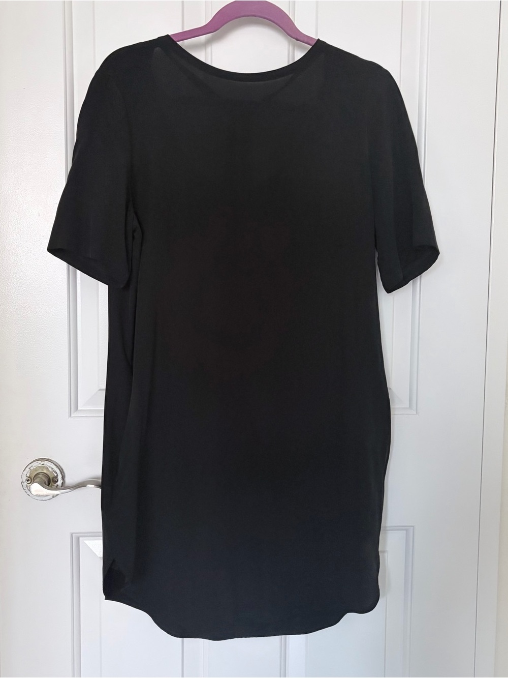 COS Classic Black Short-Sleeve Shift Dress